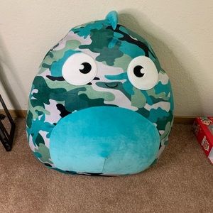 - Squishmallow Calais 16 XL Walgreens Excl. Valentines 2022 Camouflage Cha…